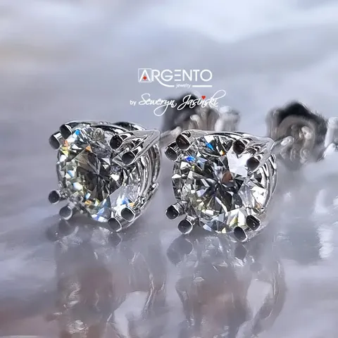 Kolczyki z diamentami K002